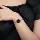 Popxstar Womens Jewelry Bracelet Cuff Watches Women Bangle Cuff Wrist Bracelet Watch Stainless Steel Wire Band Dress