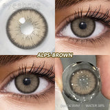 Natural Soft Gray Lenses 1Pair Colored Contact Lenses Brown Eyes Lens Fashion Blue Eye Contact Yearly Makeup Green Lens