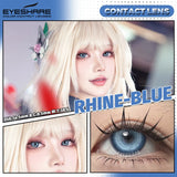 Halloween Colored Contact Lenses 2Pcs Cosplay Anime Cyber Makeup Blue Pink Color Contacts Red Eye Lens Fast Delivery