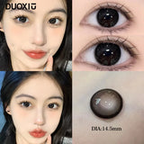 Popxstar  1Pair Colored Beauty pupils Makeup Lenses  High Quality Myopia Eyes Black Eye Grey Contact Lenses 1 Yearly Fast Shipping