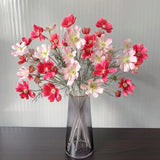 Popxstar spring decor Chamomiles Silk Artificial Flower 60cm Daisy White Fake Flowers Room Wedding Home Table Decorations Party Diy Bouquet Gifts 1PCs