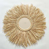 Popxstar Natural Raffia Straw Tassels Ornament Jute Lafite Grass Furniture Fringe Trim Wedding Garland Home Background Wall Decoration