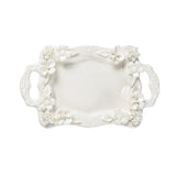 Popxstar  Heavy Industry Hand Made Breakfast Dim Sum Plate Antique Decoration European Style Double Ear Plate Fruit Dessert Tray