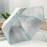 Popxstar  70/80 Cm Household Folding Dining Table Cover Insulation Dish Covers Winter Dust-Proof Insulation Leftover Food Kitchen Supplies