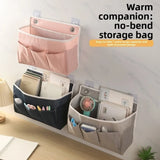 Space Organizer Wall-Mounted Storage Bag Waterproof Large Pockets Hanging Storage Organizer Foldable Large Capacity