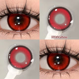Popxstar 2PCS Halloween Myopia Contact Lenses Cosplay Colored Contact Lenses Prescription Lens Natural Pupils Eye Color Lenses