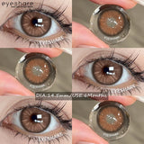 2pcs NEW Colored Contact Lenses Fashion Blue Eyes Lenses Gray Beauty Pupils Brown Eyes Contacts Green Lens 6 Months Use