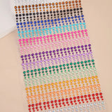 Popxstar 900 pcs Eyes DIY rainbow color patch art accessories music festival stage performance face jewels makeup accessories