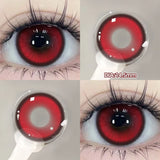 Popxstar  2pcs/pair Beauty Purple Contact Lenses for Eyes Myopia Colored Contact Lenses Natural Blue Lens Fashion Cosplay Pupils