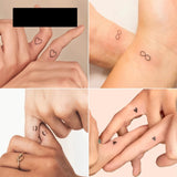 Popxstar Henna Finger Tattoo (18) Temporary Tattoo,Lasts To 15 Days New Technology Magic Waterproof Semi Permanent Sticker.