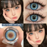 High Quality Gray Brown Beauty Lenses 1Pair NEW Colored Contact Lenses for Eyes Blue Beautiful Pupils Green Eye Contact