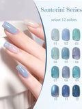 Autumn Winter Blue Black Red Glass Bead Crystal Cat Eye Gel Nail Polish New Whitening High Density Sparkling Nail