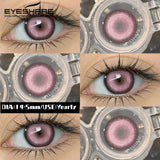 Halloween Colored Contact Lenses 2Pcs Cosplay Anime Cyber Makeup Blue Pink Color Contacts Red Eye Lens Fast Delivery