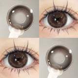 New 1 Pair Contact Lenses for Eyes with Degree 0~-8.00 Brown Pupils for Natural Fashion Korean High Quality Lenses