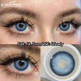 Big Eyes Black Natural Colored Contact Lenses Gray Pupils Lenses Brown Makeup Color Eyes Contacts Yearly 1Pair/2pcs