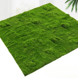 Popxstar Artificial Moss Carpet FineTurf Synthetic Grassland Fake Grass Lawn Roll Mat Faux Muscus Grass Outdoor Decoration Garden Decor