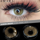 Popxstar  1 Pair Colored Contact Lenses Natural Look Brown Eye Lenses Gray Contact Blue Lenses Fast Delivery Green Eye