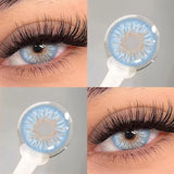 1Pair Contact Lenses Colored Pupils for Eyes Myopia Daisy Pink Cosmetics Contacts Purple Lenses Yearly Fast Shipping