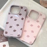Cute Flowers Lovely Floral Matte Case for IPhone 13 14 16 15 Pro Max Shockproof Protective Cover for Iphone 17 Pro Max Case