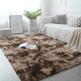 Popxstar White Fluffy Hall Carpet Modern Living Room Bedroom Home Decor Large Mats Thickened Non-Slip Girl Children's Room Pink Furry Rug