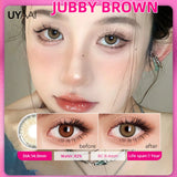 14.5mm Big Black Lenses Colored Contact Lenses Brown Natural Look Lenses Soft Colored Pupils Beauty Cosmetics large black