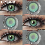 1 Pair Gray Lenses Colored Contacts for Eyes 14.0mm~14.5mm Contact Lenses Hazel Lenses Natural Beauty Cosmetic New Lens