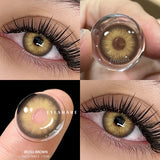 Popxstar  2pcs Natural Color Contact Lenses for Eyes Gray Pupils Lens Blue Lenses Beautiful Pupil Yearly Makeup Green Eye Lenses