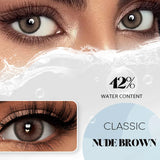 Popxstar Color Contact Lenses with Myopia 0--6.00 Colored Pupils for Natural Effect Eyes Fashion Women Lenses