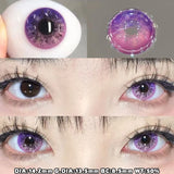 Popxstar 2pcs Cosplay Myopia Color Contact Lenses Anime Diamond Pupil 6months Halloween Cute Eye Circle Lens 14.2mm