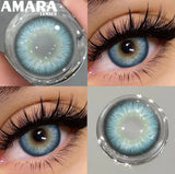 Popxstar  1 Pair Black Color Contact Lenses for Eyes 14.5mm Fashion Contact Lenses Brown Natural Contact Lenses Gray Soft Lens
