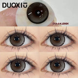 Popxstar  1Pair nature Contact Lenses Soft Lenses Brown Eye Diameter 14.5mm 14.2mm 14.0mm Beautiful pupils Black Lens Myopia Degree