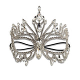 Shiny Rhinestone Crystal Mask Handmade Design Exaggerated Rhinestone Mask Jewelry Crystal Cover Halloween Mask Holiday Party