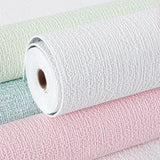 Popxstar  10m 1 roll DIY 3D linen texture self-adhesive wallpaper,PVC wallpaper tile wall paste, used in living room, dining room,bathroom