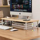 Popxstar Computer Monitor Elevated Monitor Base Home Office Storage Rack Computer Desktop Creative Storage Rack Office Storage Supplies