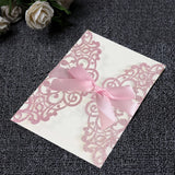 Popxstar 10pcs Laser Cut Wedding Invitations Cards Tags Vintage Wedding Bridal Gift Greeting Card Event Party Birthday Deccor Supplies