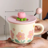 Popxstar  High Aesthetic Ins Style Ceramic Mug Creative Coffee Cup