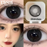 Popxstar  1 Pair New Color Contact Lenses with Free Case Myopia Prescription Eyes Contacts Beauty Pupil Lens Yearly Fast Shipping