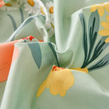 Popxstar Fitted Sheet Set Floral Style Bed Cover Pillowcase постельное бельё набор Home Elastic Bedsheet Skin-friendly Bed Linen