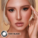 Popxstar  1 Pair Colorcon Colored Contact Lenses Myopia Lenses Dark Lenses Black Eye Lenses Fog Pearl Lens High Quality