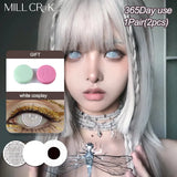 Two pieces Japanese Anime Character Lenses Cosplay Color Contact Lenses Student Anime Accessories with Eye Contact Big Eyes Lens