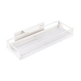 Carbon Steel Narrow Storage Rack Wall Mounted Space Saving Expandable Gap Shelf Punch Free Sliding Storage Rack Pantry