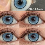 Popxstar Contacts Colored Lenses 2Pcs New Product Myopia Degree 0 to -8.00 Cosplay Series Soft Lens EyeBeauty Pupil