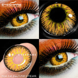 1 Pair Colored Contact Lenses for Cosplay Red Anime Eyes Lenses Halloween Blue Eyes Contact Yearly Green Beauty Lenses