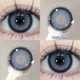 Popxstar 2pcs/pair Beauty Purple Contact Lenses for Eyes Myopia Colored Contact Lenses Natural Blue Lens Fashion Cosplay Pupils