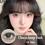 Popxstar  Contact Lenses Cosmetics Lenses Choco Jump Series Eye Color Lens Beauty Black contacts Woman Accesories Natual  Brown lens