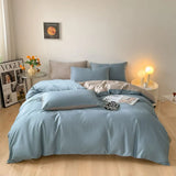 Popxstar  Luxury Bedding Set 100% Egyptian Cotton 400TC Duvet Cover Flat Fitted Sheet Single Double Queen King Quilt Cover with Pillowcase