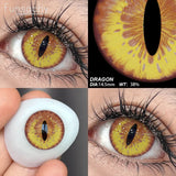 Popxstar   1pair Cosplay Color Contact Lenses for Eyes Anime Cosplay Eye Contacts Blind Black Colorful Lenses Halloween Eye Pupils