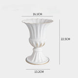 New Retro Wrought Iron Vase Flower Pots Wedding Decorations Dried Flower Arrangements Home Decor Hotel Decor
