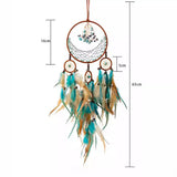 Retro feather Dream catcher wall decoration pendant Dreamcatcher bedroom living room restaurant hotel birthday gift