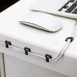 Usb Organizer Cables Desk Cable Holder Self-adhesive Cable Clip Cord Holder Cable Winder Wire Clips Office Accessories